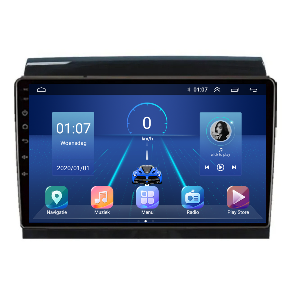Fiat Ducato | Puente Citroën | Peugeot Boxer | Androide 13 | Radio de coche | 2006 a 2021 | Carplay y Android Auto