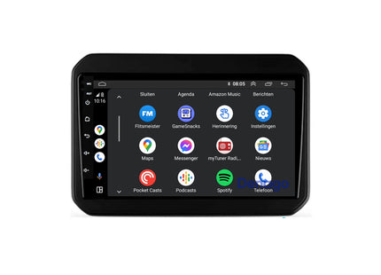 Autoradio CarPlay pour Suzuki Ignis | 2016 à 2020 | Denago DNG-A158 | Écran 9 pouces | Android 13 | CarPlay sans fil & Android Auto