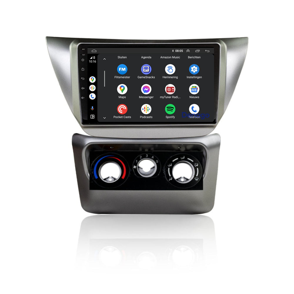 Radio de coche Mitsubishi Lancer IX CarPlay | 2003 a 2007 | Denago DNG-A151 | 9 pulgadas | Androide 13 | CarPlay inalámbrico y Android Auto