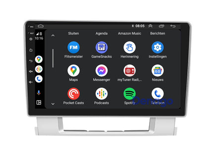 Opel Astra J CarPlay autoradio | 2009 t/m 2016 | Denago DNG-A280 | 9 inch | Android 13 | Draadloos CarPlay & Android Auto