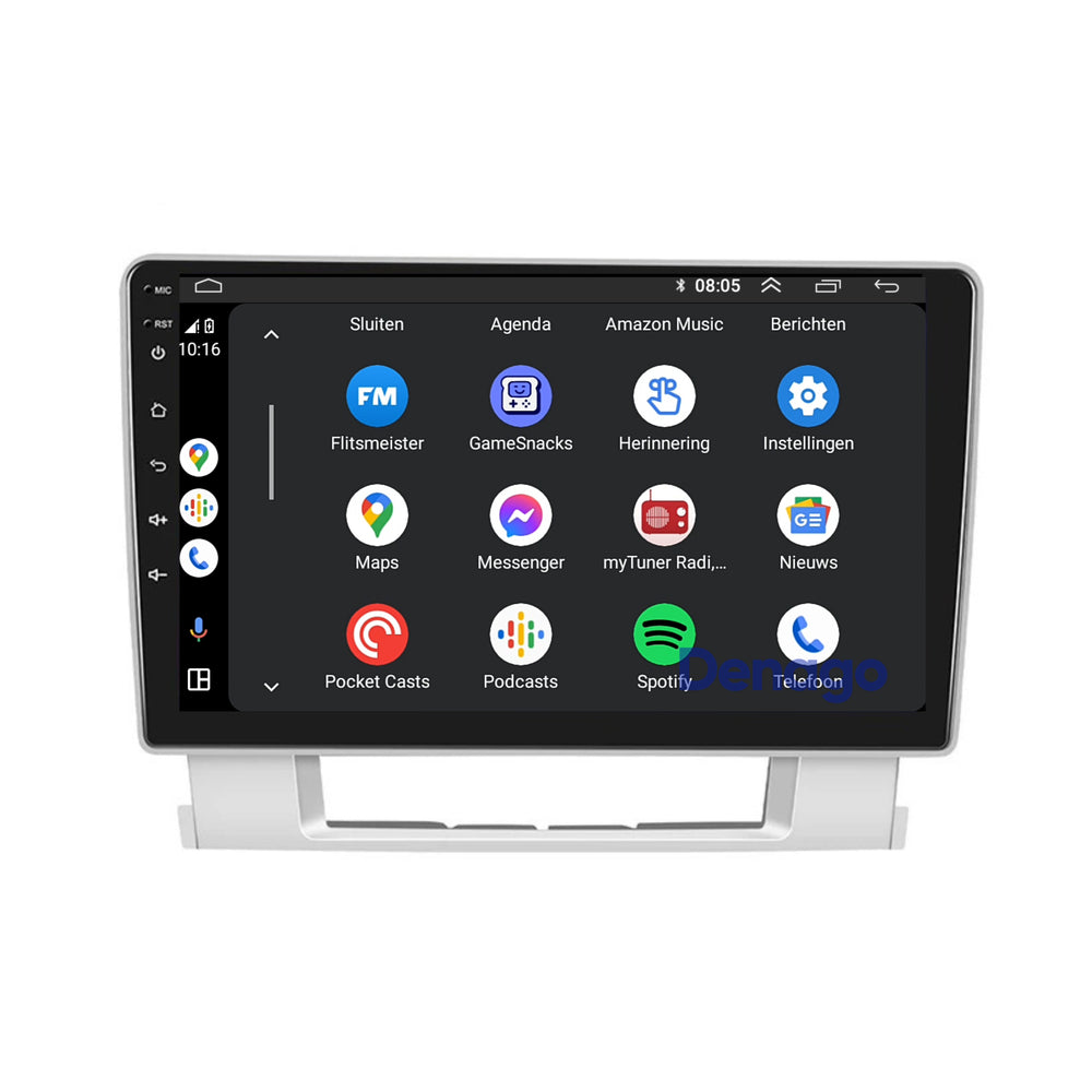 Radio de coche Opel Astra J CarPlay | 2009 a 2016 | Denago DNG-A280 | 9 pulgadas | Androide 13 | CarPlay inalámbrico y Android Auto