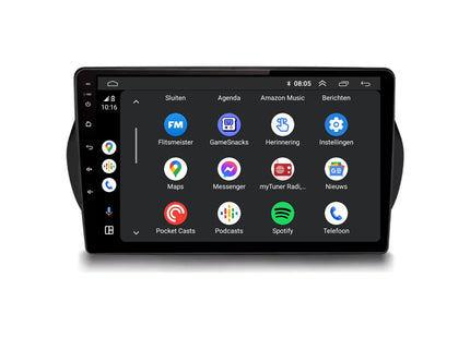 Peugeot Bipper | Android 13 | Autoradio | 2008 t/m 2019 | CarPlay & Android Auto