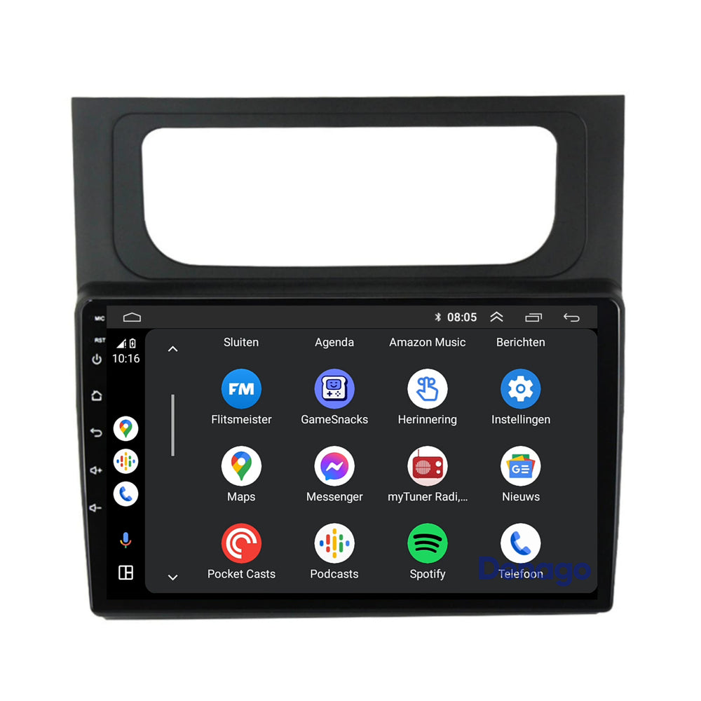 Volkswagen Touran CarPlay autoradio | 2011 t/m 2015 | Denago DNG-A216 | 10 inch | Android 13 | Draadloos CarPlay & Android Auto
