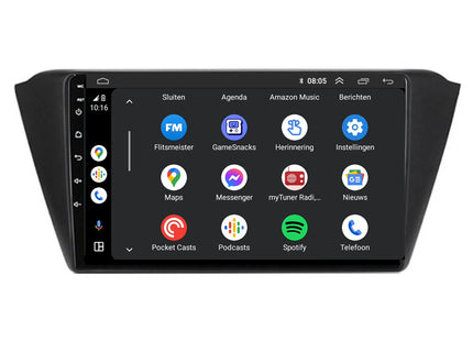 Skoda Fabia | Android 13 | Autoradio | 2013 t/m 2019 | CarPlay & Android Auto