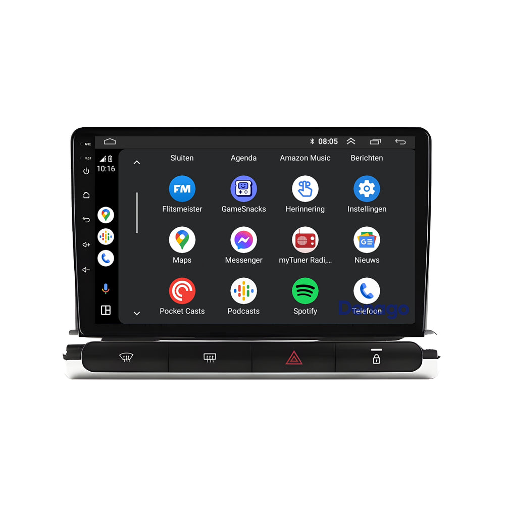 Radio para coche Citroën C3 CarPlay | Denago DNG-A307 |  9 pulgadas | Androide 13 | CarPlay inalámbrico y Android Auto