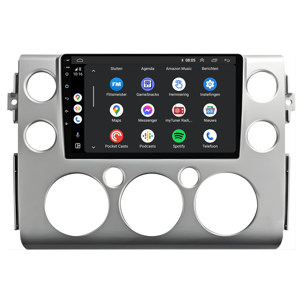 Toyota FJ Cruiser | Android 13 | Autoradio | 2006 à 2017 | CarPlay et Android Auto