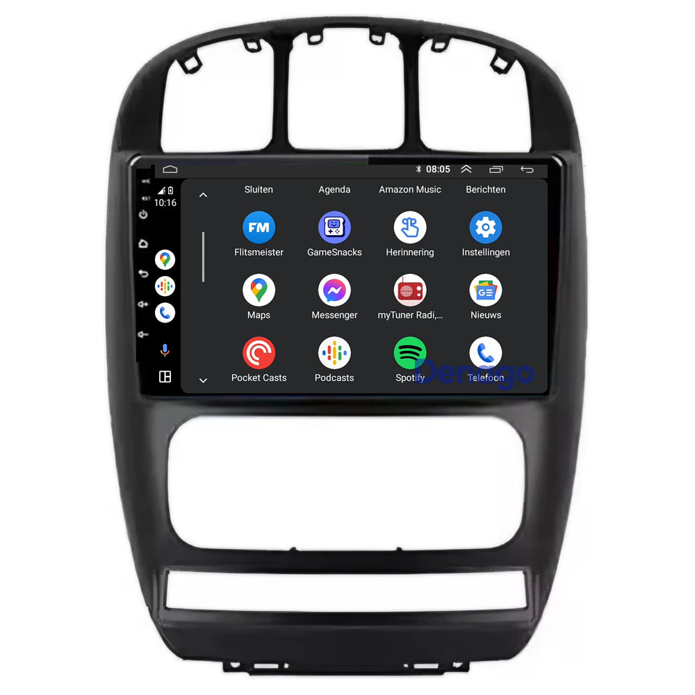 Radio para coche Chrysler Voyager CarPlay | 2000 a 2012 | Denago DNG-A278 | 9 pulgadas | Androide 13 | CarPlay inalámbrico y Android Auto