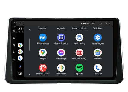 Toyota Corolla | Android 13 | Autoradio | 2018 t/m 2020 | CarPlay & Android Auto