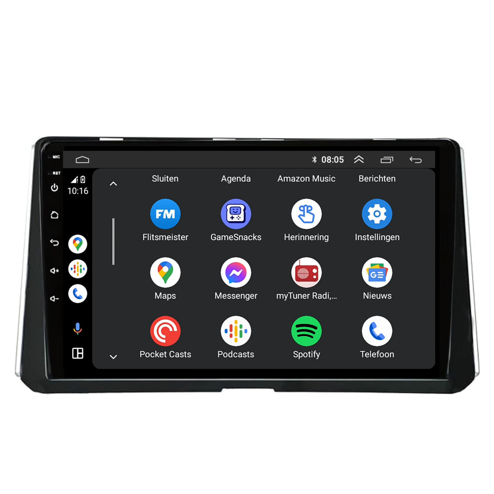 Toyota Corolla | Android 13 | Autoradio | 2018 t/m 2020 | CarPlay & Android Auto