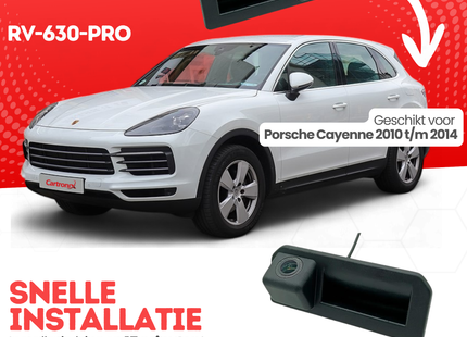 Porsche Cayenne Achteruitrijcamera | 2010 t/m 2014 | Nachtzicht & HD Beeld