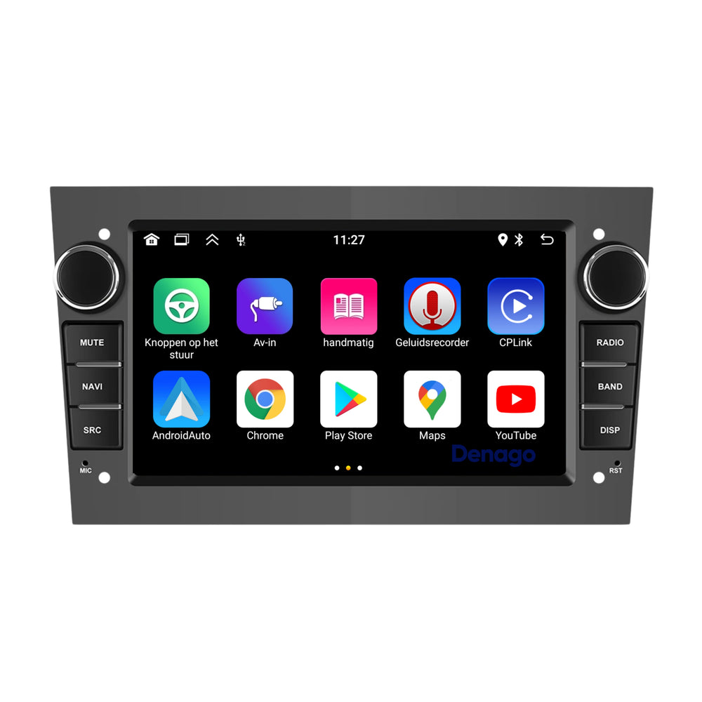 Opel Astra Corsa Zafira Tigra Omega Meriva Combo | 2000 t/m 2013 | Android 13 | Carplay & Android Auto |