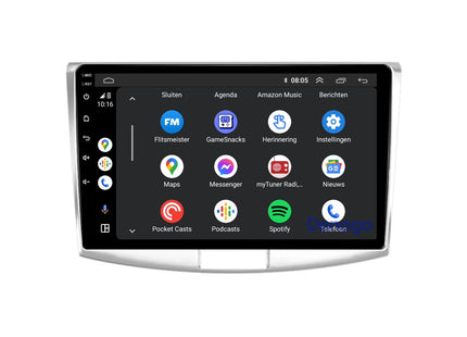 Volkswagen Passat CarPlay autoradio | 2010 t/m 2014 | Denago DNG-A243 | 9 inch | Android 13 | Draadloos CarPlay & Android Auto