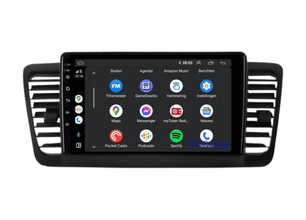 Subaru Outback CarPlay autoradio | 2004 t/m 2009 | Denago DNG-A219 | 9 inch | Android 13 | Draadloos CarPlay & Android Auto