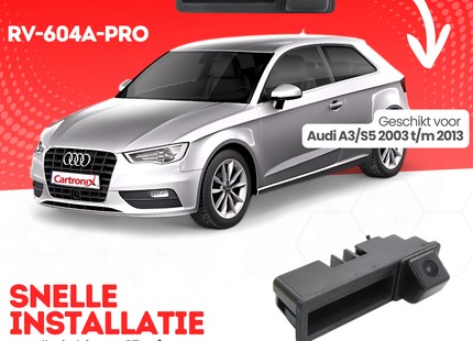 Audi A3/S5 Achteruitrijcamera | 2003 t/m 2013 | Nachtzicht & HD Beeld