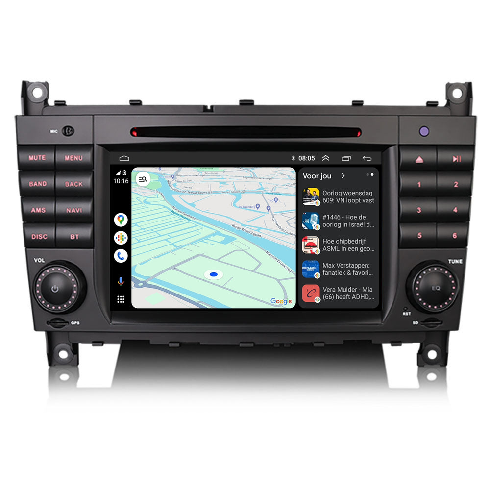 Mercedes Classe C CLC CLK Autoradio | Carplay | Android 13 | 4+64 Go