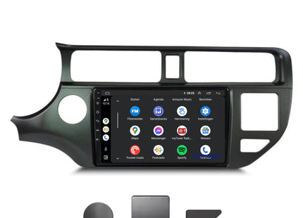Kia Rio CarPlay autoradio | 2011 t/m 2014 | Denago DNG-A160 | 9 inch | Android 13 | Draadloos CarPlay & Android Auto