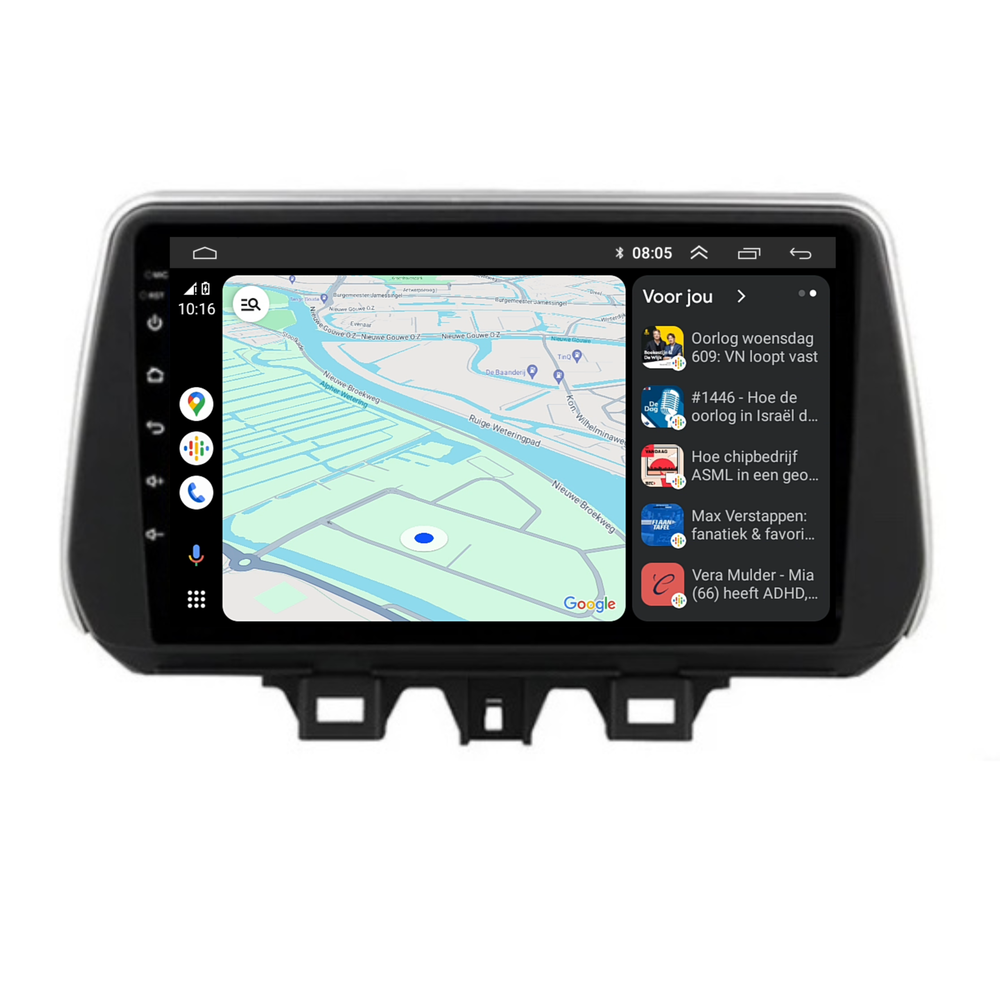Hyundai Tucson | Androide 13 | Radio de coche | 2018 a 2019 | Carplay y Android Auto