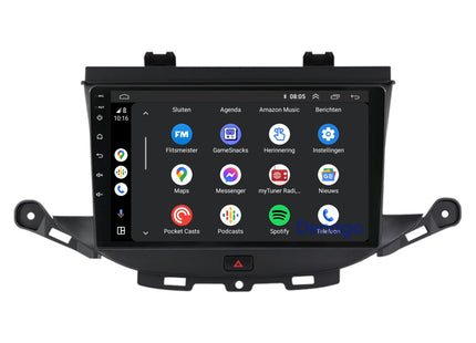 Opel Astra K CarPlay autoradio | 2015 t/m 2021 | Denago DNG-A332 | 9 inch | Android 13 | Draadloos CarPlay & Android Auto