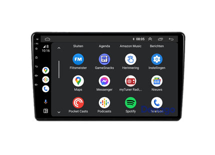 Citroën C2 CarPlay autoradio | 2003 t/m 2010 | Denago DNG-A223 | 9 inch | Android 13 | Draadloos CarPlay & Android Auto