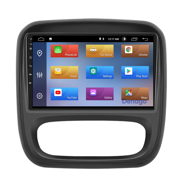 Renault Trafic CarPlay autoradio | 2015 t/m 2021 | Denago DNG-A41R | 9 inch | Android 13 | Draadloos CarPlay & Android Auto