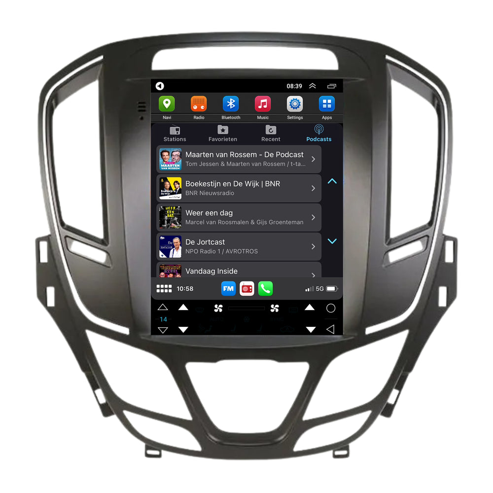 Opel Insignia | Android 13 | Car radio | 2013 to 2017 | CarPlay & Android Auto | Big screen