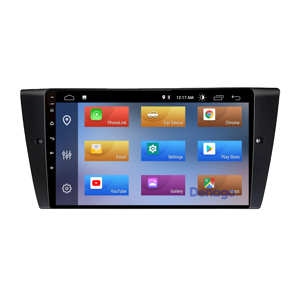 Radio para coche BMW Serie 3 CarPlay | 2005–2013 | Denago DNG-A72 | 9 pulgadas | Androide 13 | CarPlay inalámbrico y Android Auto