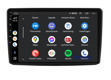 Fiat Panda | Autoradio | 2003 t/m 2012 | Android 13 | Carplay & Android Auto