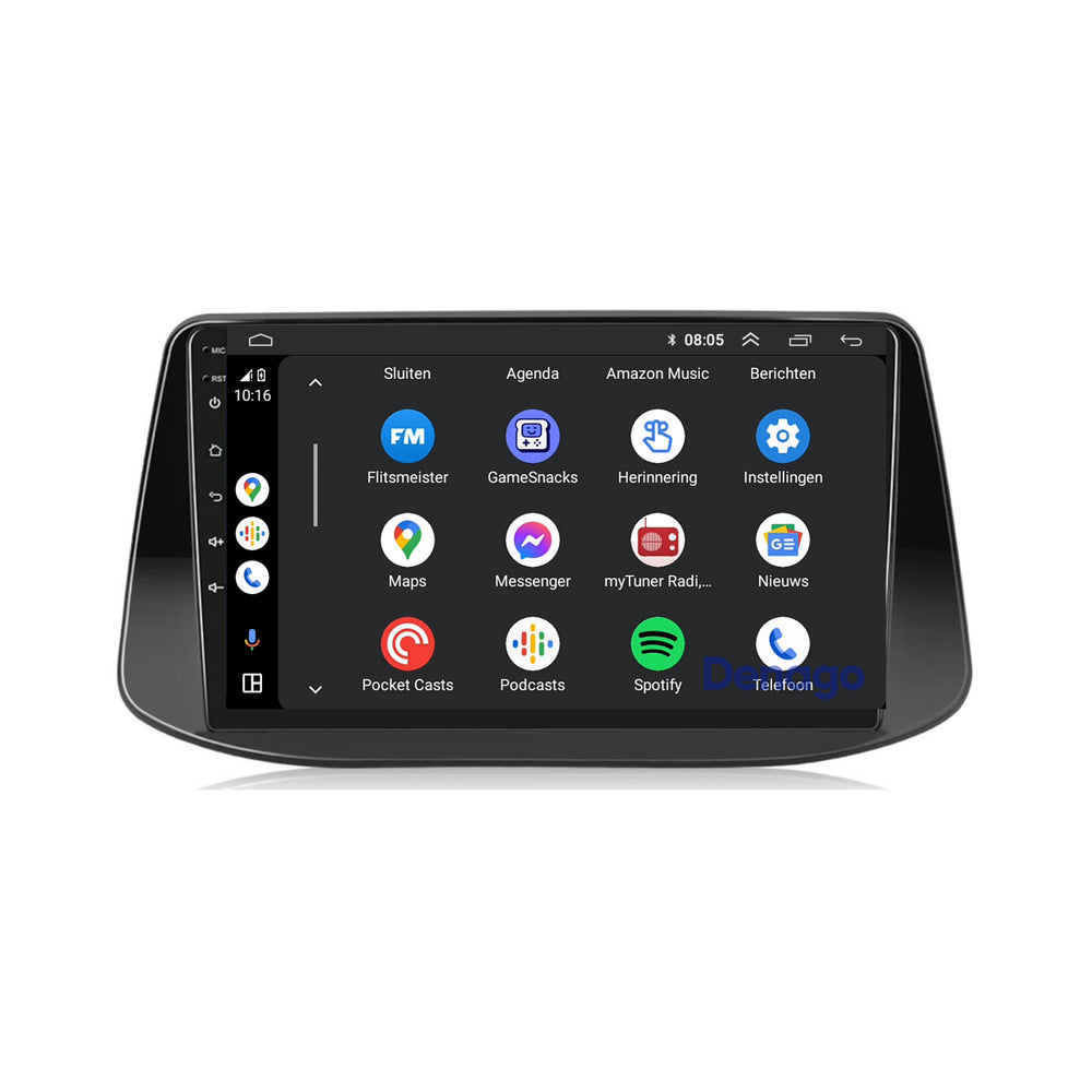 Hyundai i30 CarPlay car radio | 2017 to 2018 | Denago DNG-A333 | 9 inches | Android 13 | Wireless CarPlay & Android Auto