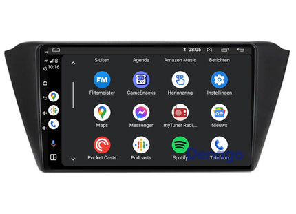 Skoda Fabia CarPlay autoradio | 2013 t/m 2019 | Denago DNG-A274 | 9 inch | Android 13 | Draadloos CarPlay & Android Auto