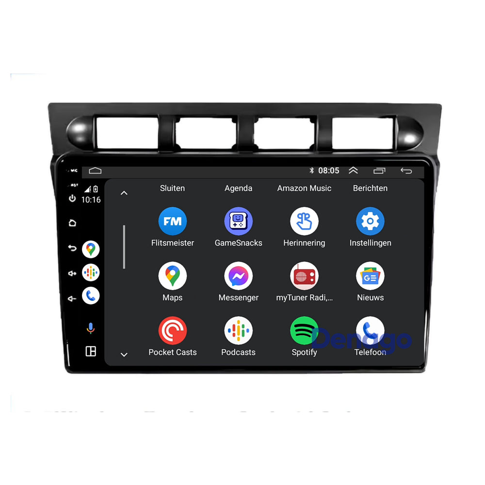 Radio de coche Kia Picanto CarPlay | 2003 a 2010 | Denago DNG-A237 | 9 pulgadas | Androide 13 | CarPlay inalámbrico y Android Auto