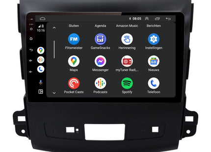 Mitsubishi Outlander Android Autoradio | 2008 t/m 2012 | CarPlay