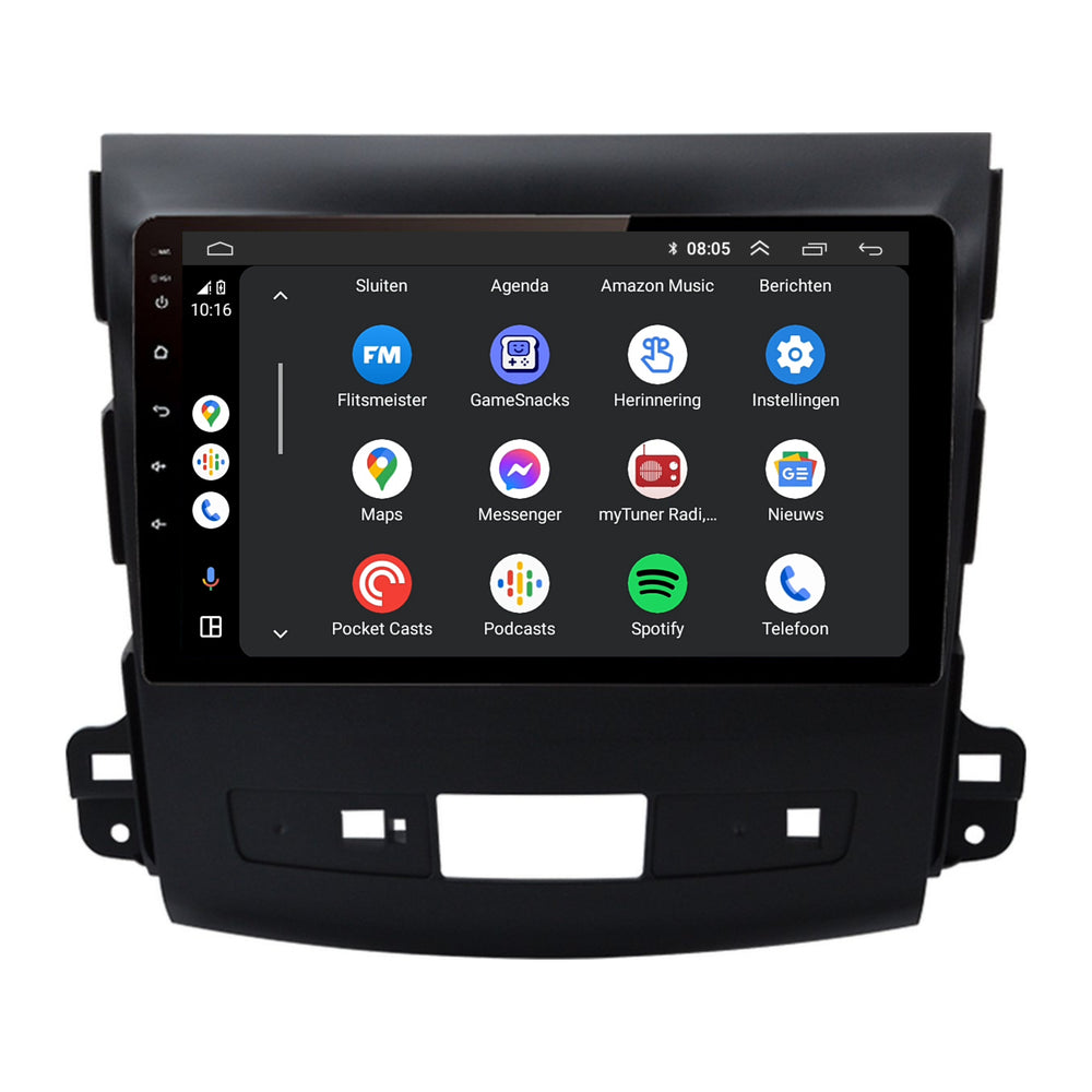 Radio para coche Android Mitsubishi Outlander | 2008 a 2012 | carplay