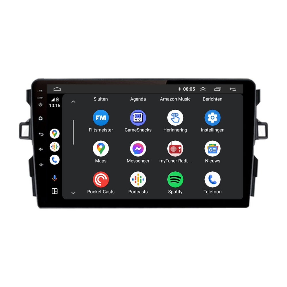 Toyota Auris | Android 13 | Autoradio | 2006 t/m 2012 | CarPlay & Android Auto