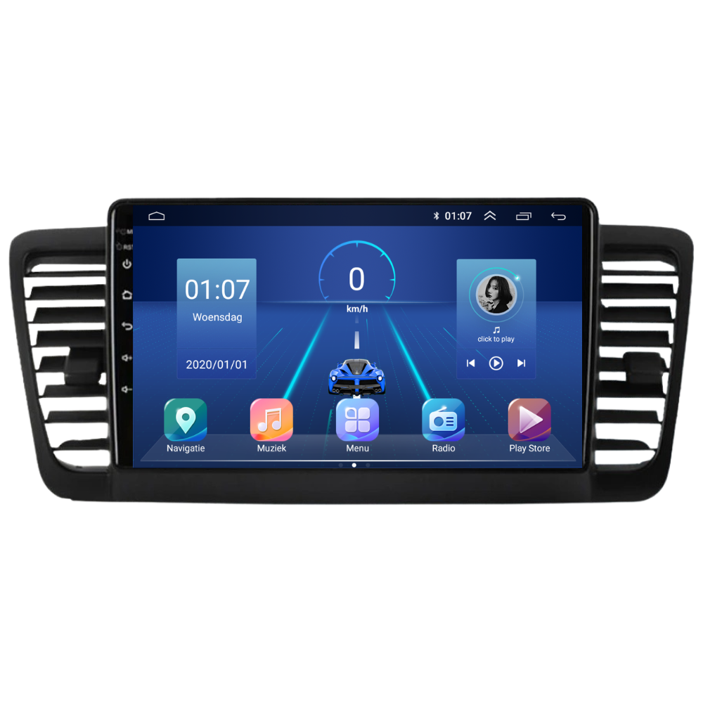 Interior de Subaru | Androide 13 | Radio de coche | 2008 a 2014 | CarPlay y Android Auto