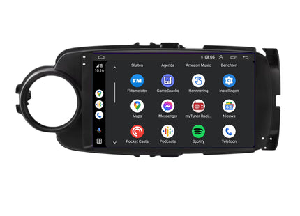 Toyota Yaris | Android 13 | Autoradio | 2011 t/m 2019 | CarPlay & Android Auto