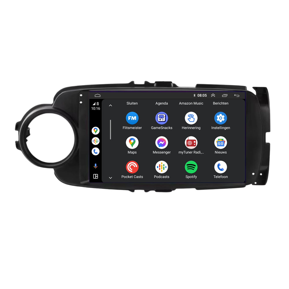 Toyota Yaris | Android 13 | Car radio | 2011 to 2019 | CarPlay & Android Auto