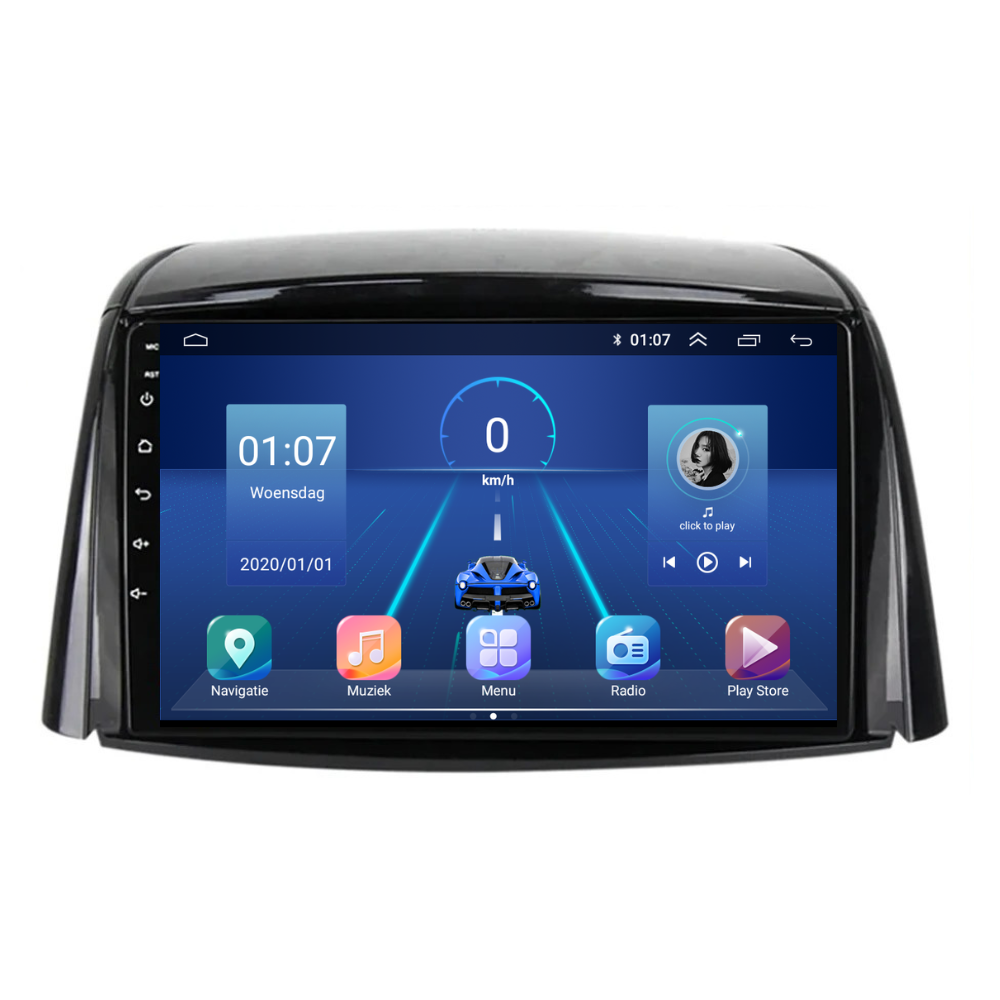 Renault Koleos | Androide 13 | Radio de coche | 2008 a 2016 | CarPlay y Android Auto