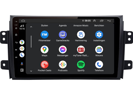 Suzuki SX4 | Android 13 | Autoradio | 2006 t/m 2011 | CarPlay & Android Auto