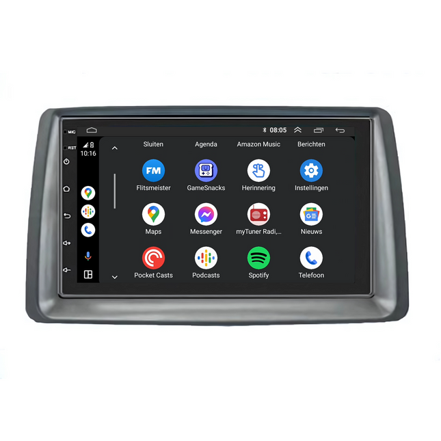 Fiat Panda | Autoradio | 2003 t/m 2012 | Android 13 | Carplay & Android Auto
