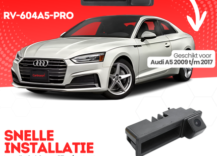 Audi A5 Achteruitrijcamera | 2009 t/m 2017 | Nachtzicht & HD Beeld