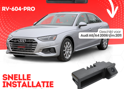 Audi A6/A4 Achteruitrijcamera | 2006 t/m 2011 | Nachtzicht & HD Beeld