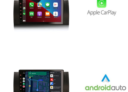 Carplay autoradio voor BMW 5 serie X5 E39 E53 M5 | 1996 t/m 2007 | 8-Core | Draadloos Apple Carplay & Android auto | 4GB + 64GB | Full Touch