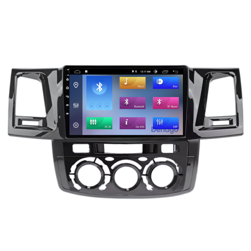 Toyota Hilux CarPlay autoradio | 2008 t/m 2016 | Denago DNG-A34 | 9 inch | Android 13 | Draadloos CarPlay & Android Auto