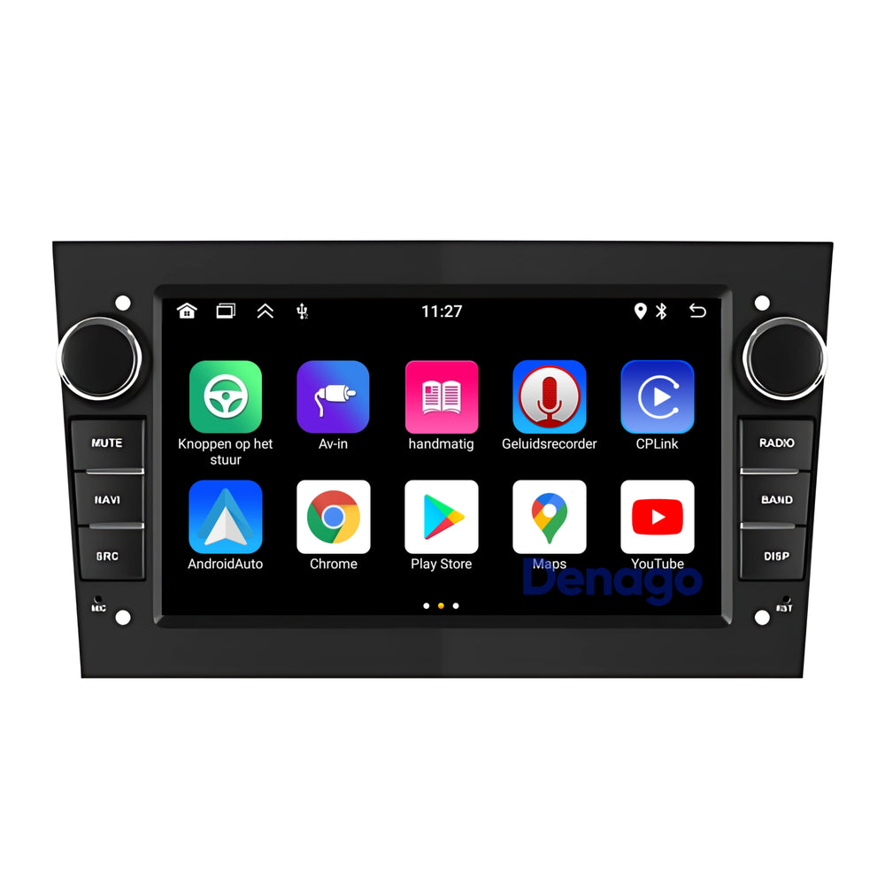 Opel CarPlay Car radio | Android 13 | 2GB + 64GB | 2001 to 2013 | Android Auto - Black