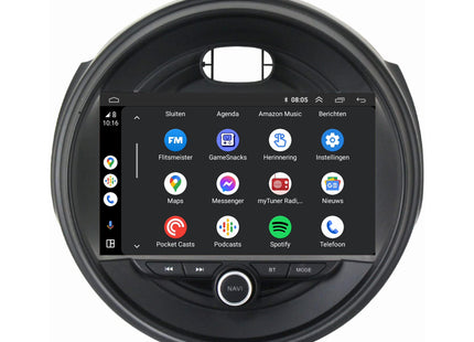 Mini Cooper F55| F56 | Clubman | Android 13 | Autoradio | 2014 t/m 2020 | Carplay & Android Auto