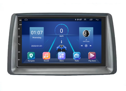 Fiat Panda | Autoradio | 2003 t/m 2012 | Android 13 | Carplay & Android Auto | 7 INCH