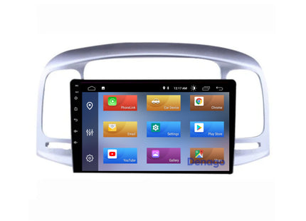 Hyundai Accent CarPlay autoradio | 2007 t/m 2011 | Denago DNG-A174 | 9 inch | Android 13 | Draadloos CarPlay & Android Auto