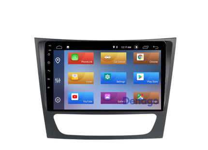 CarPlay autoradio geschikt voor Mercedes E-Klasse W211, CLS W219 & G-Klasse W463 | 2002 t/m 2010 | Android 13 | Draadloos Apple CarPlay & Android Auto | 2GB + 32GB | QuadCore processor | Denago DNG-A188 | 2025 model | Bluetooth & Wifi