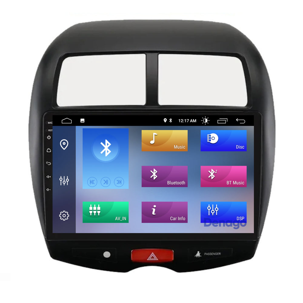 Radio para coche Mitsubishi ASX CarPlay | 2010 a 2015 | Denago DNG-A117 | 9 pulgadas | Androide 13 | CarPlay inalámbrico y Android Auto
