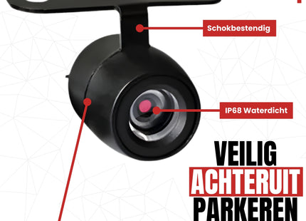 Cartronix RV-330 PRO Achteruitrijcamera | Universeel | Bumper | Nachtzicht